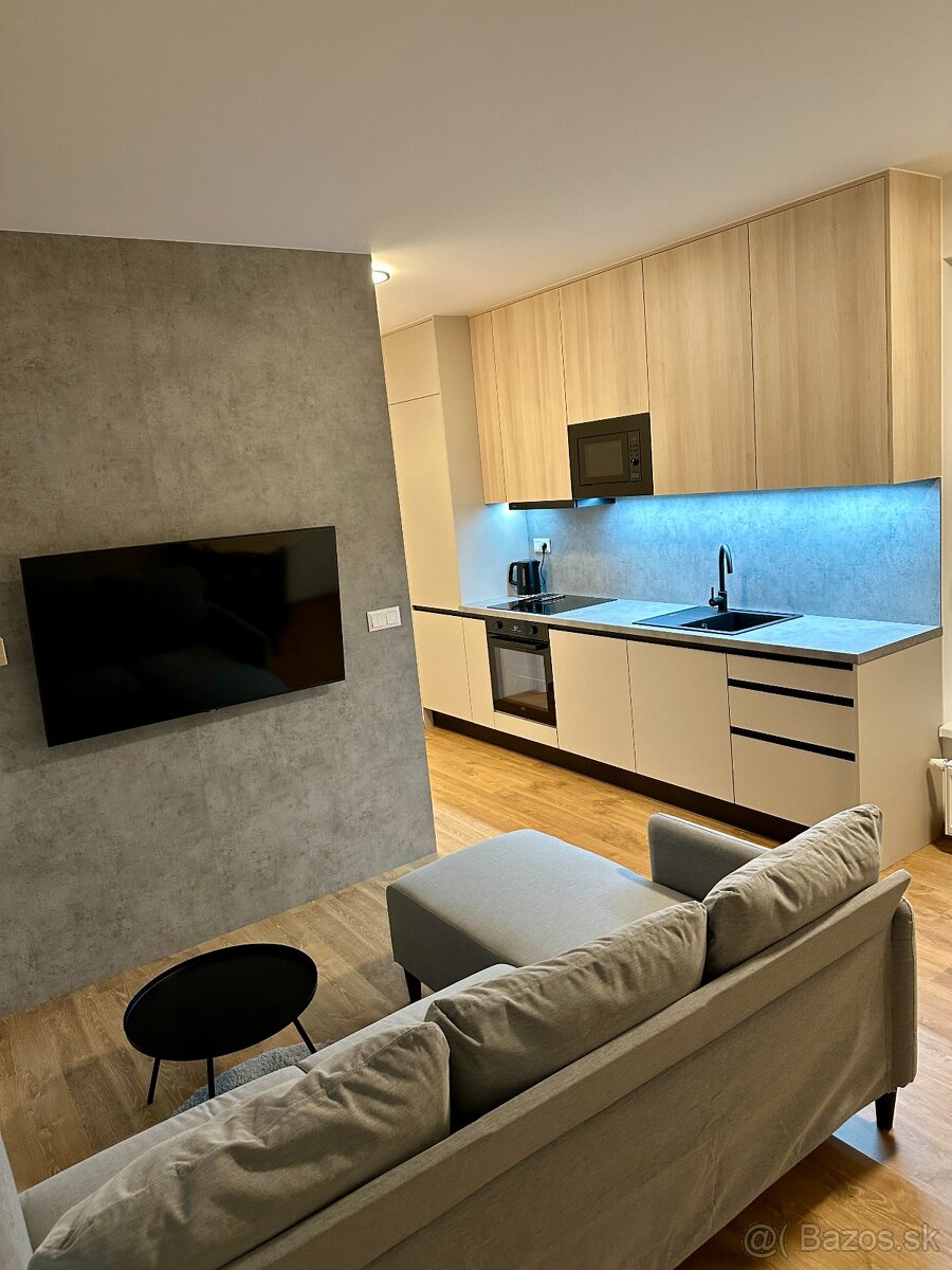 Priestranný jednoizbový byt novostavba 37m2