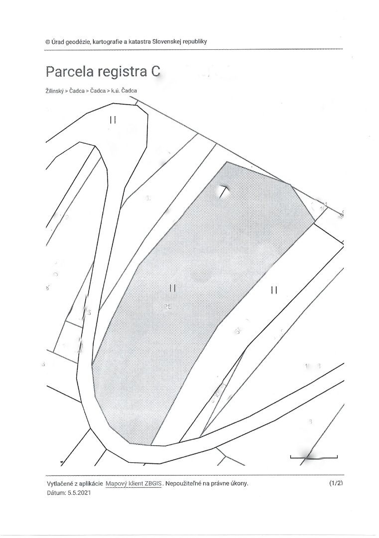 Pozemok pod stavbu rodinného domu alebo aj chaty- Čadca