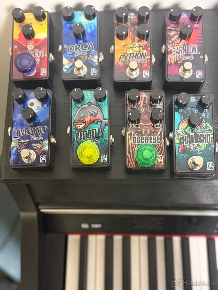 Predám sadu efektových pedálov značky Caline, G-séria.