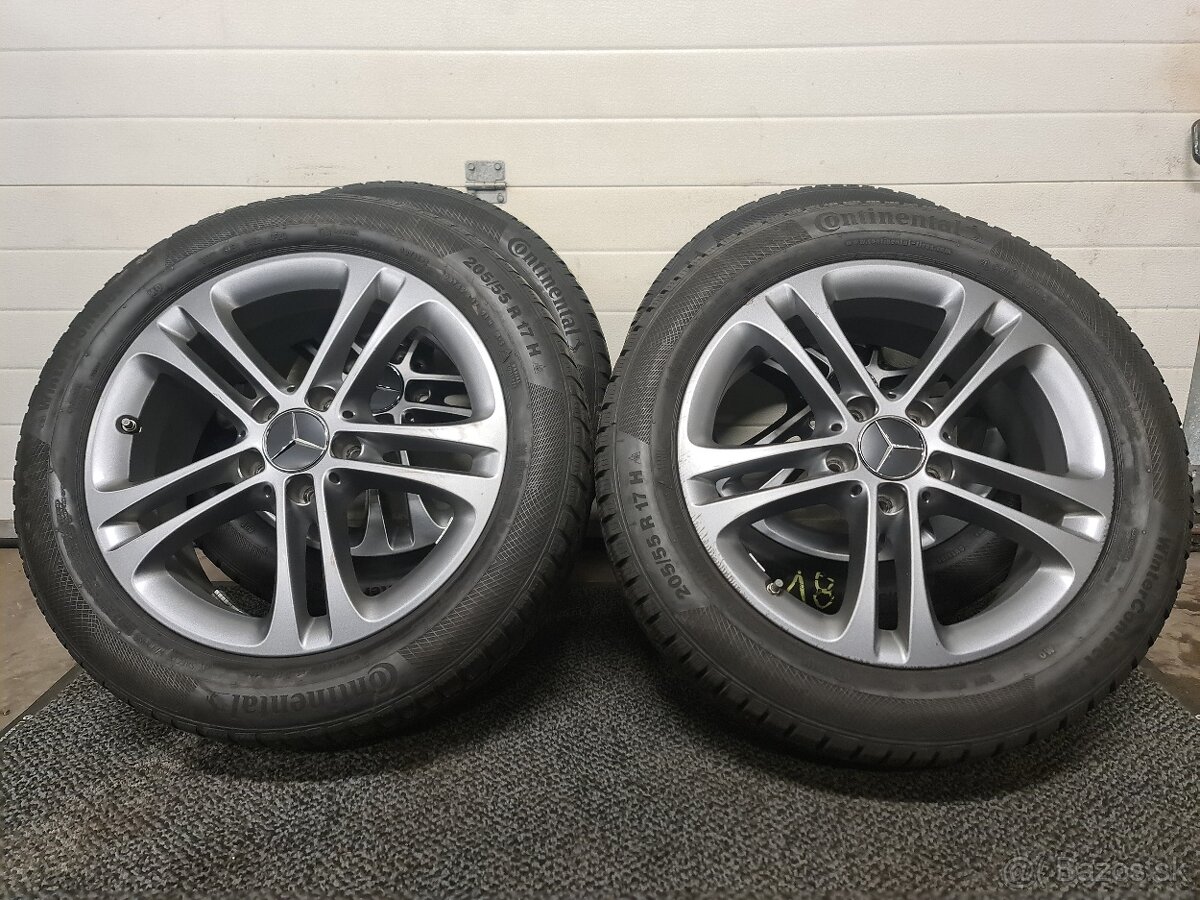 ZIMNA SADA MERCEDES 5X112 R17 + PNEU 205/55 R17