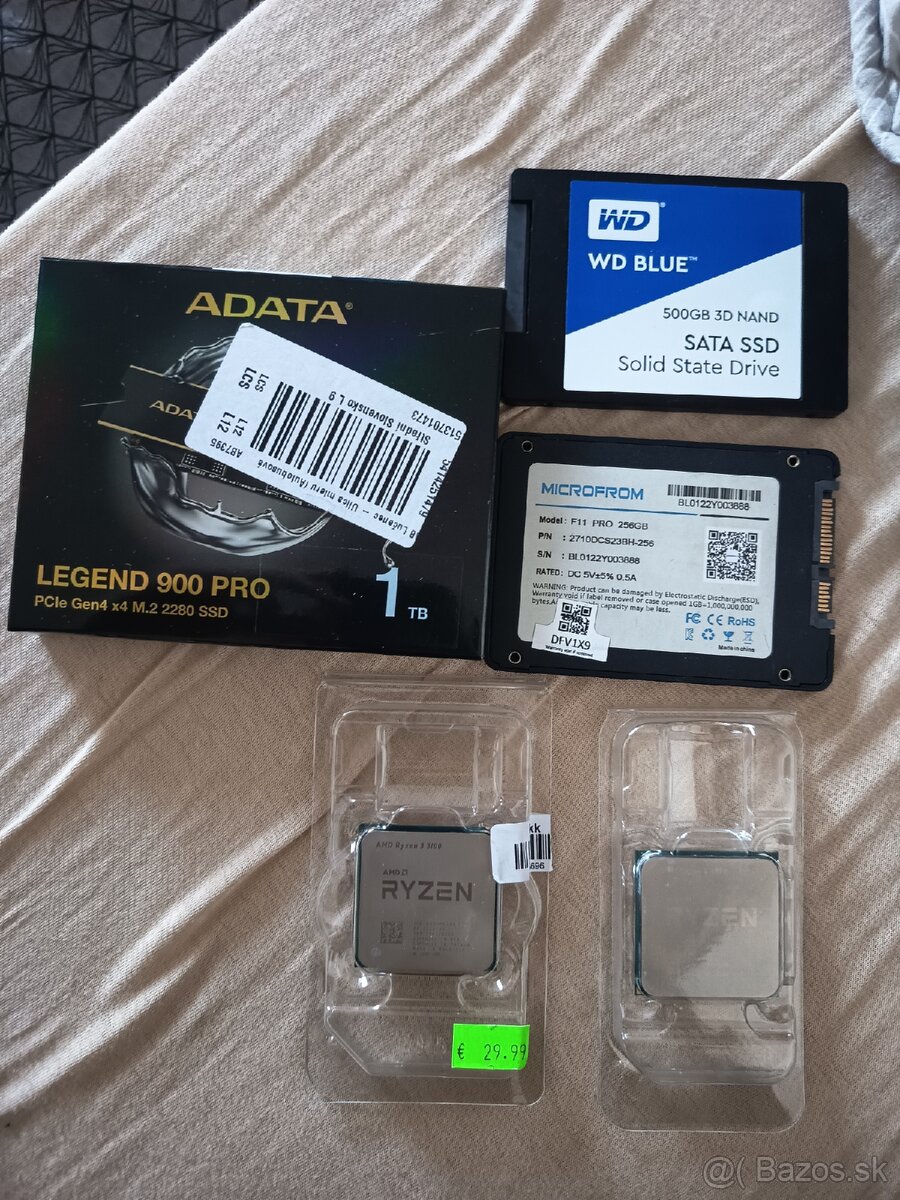 2x Ryzen 5 4500 Ryzen 3 3100 Ssd 3x čítajte popis