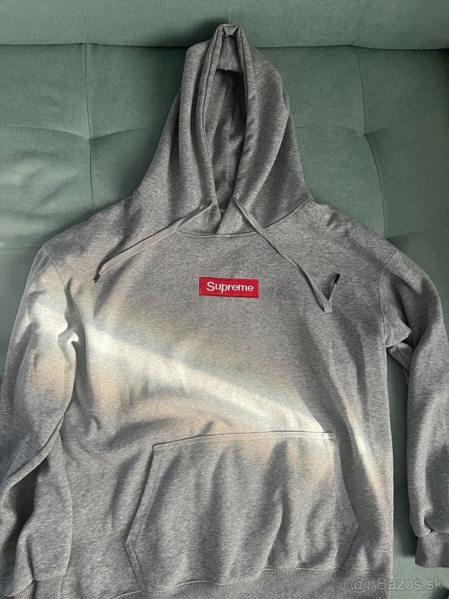 SUPREME GREY HOODIE