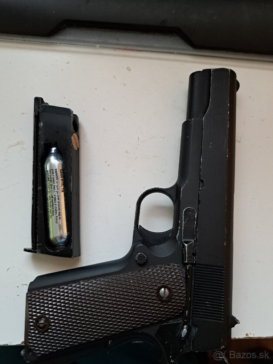 Predám airsoft pištol M1911 co2 blowback