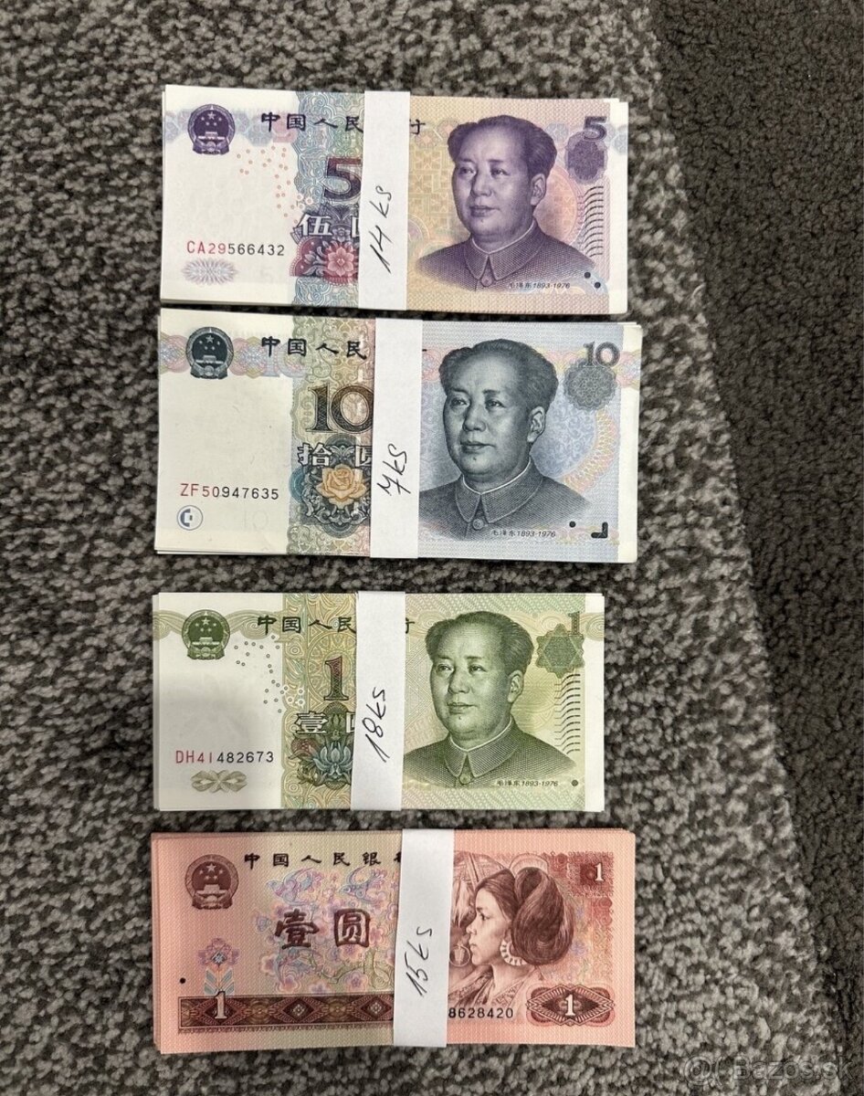 Čínske bankovky