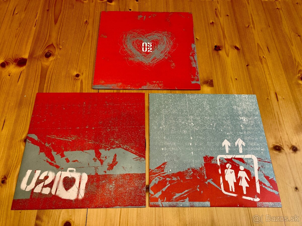 U2 – 2 x 12" vinyl - Beautiful Day & Elevation (Remixes)