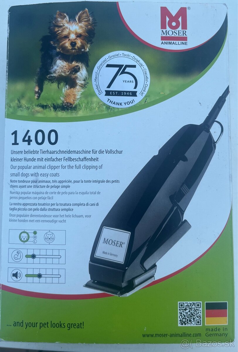 Strojcek na srst Moser 1400