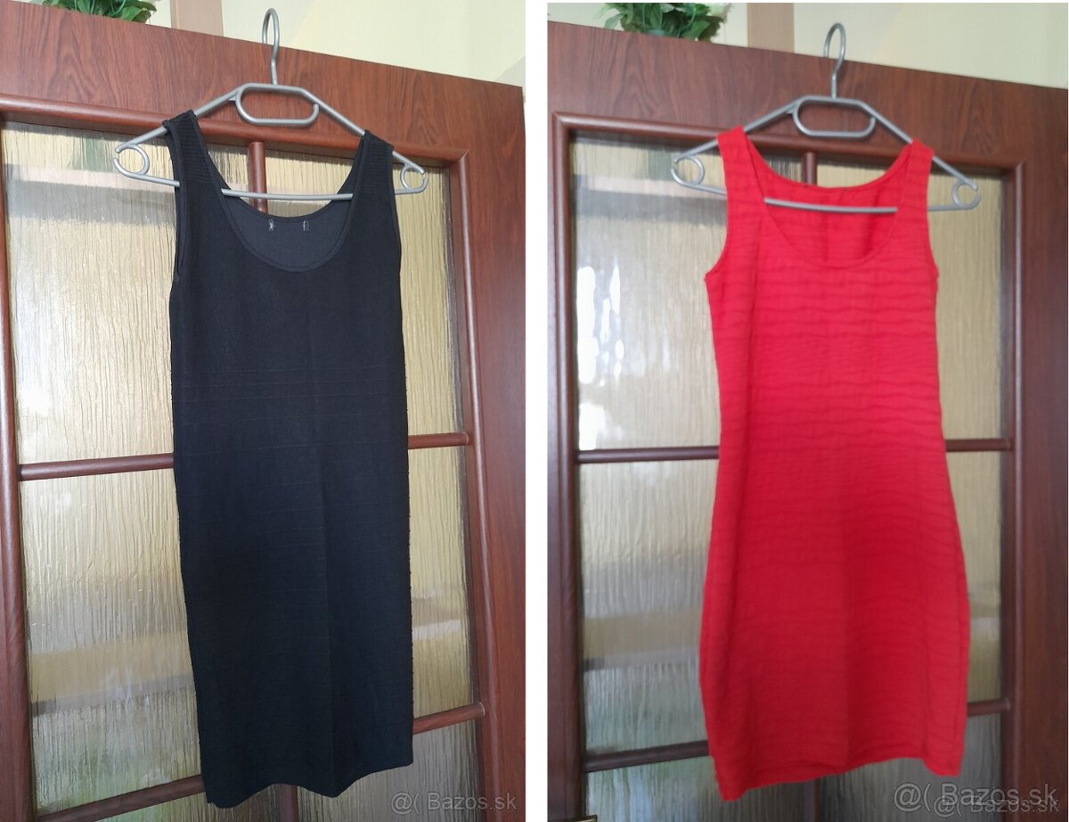 Čierne HM a Červené mini šaty 3€ + 3€