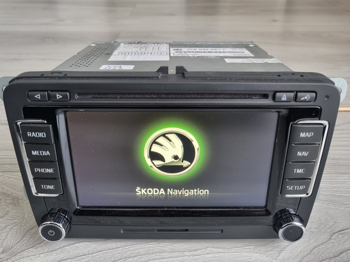 Skoda Columbus 2014 RNS510 Navi LED SSD Mapy V17 2020