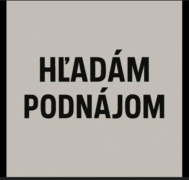 Hľadám si podnajom