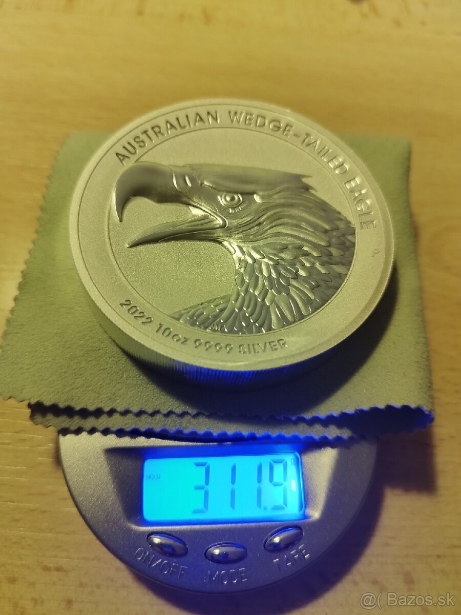Strieborná minca orla darč.balenie