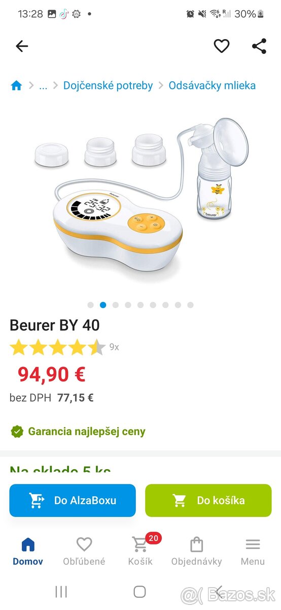 Odsávačka mlieka BEURER