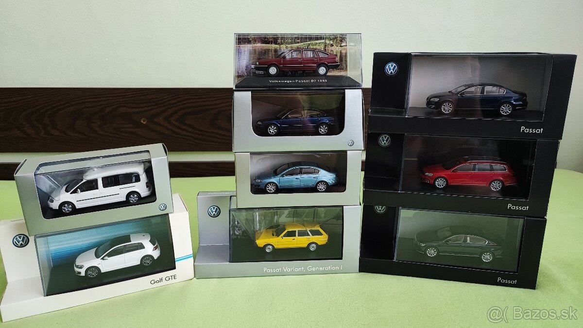 VW Passat, Golf GTE, Caddy 1:43