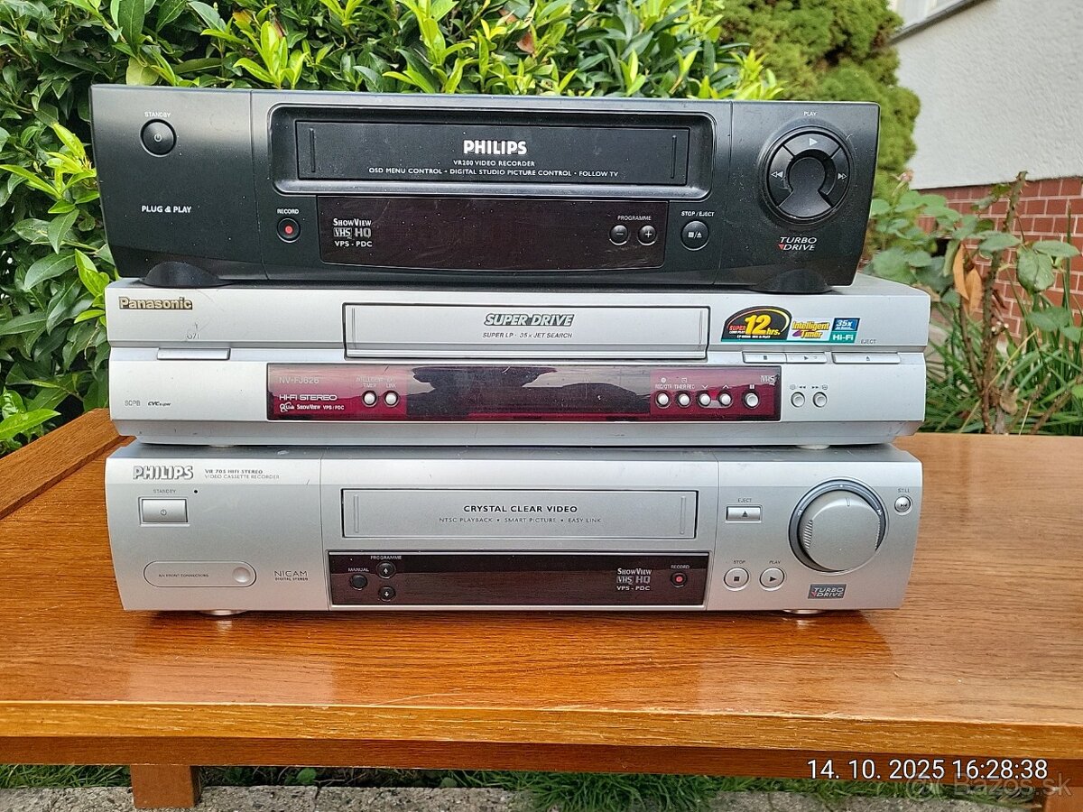 Videorekordery hifi stereo