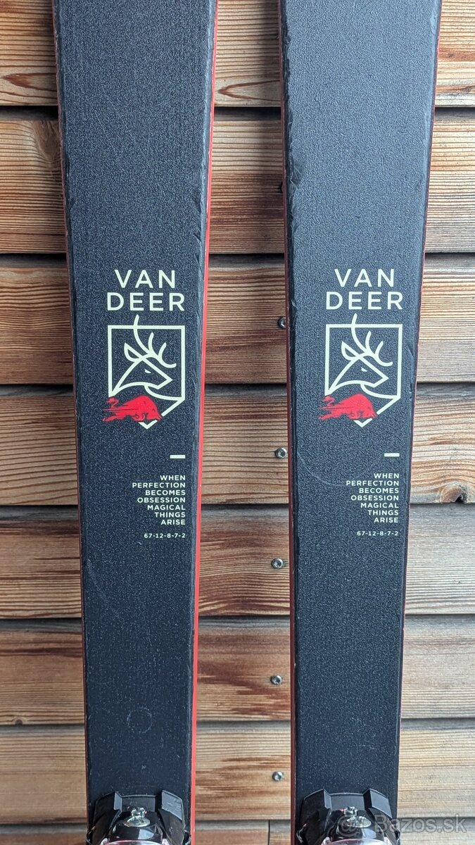 TOP lyže VAN DEER H-power (RED BULL), 175cm