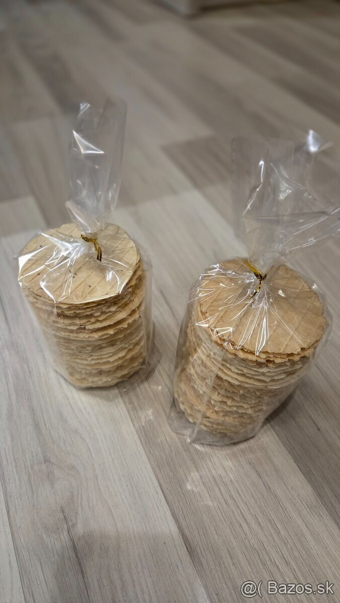 Oblátky , Trubičky