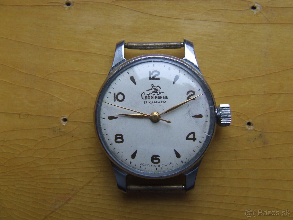 Pánske sovietské hodinky Sportivnije, Športové hodinky.
