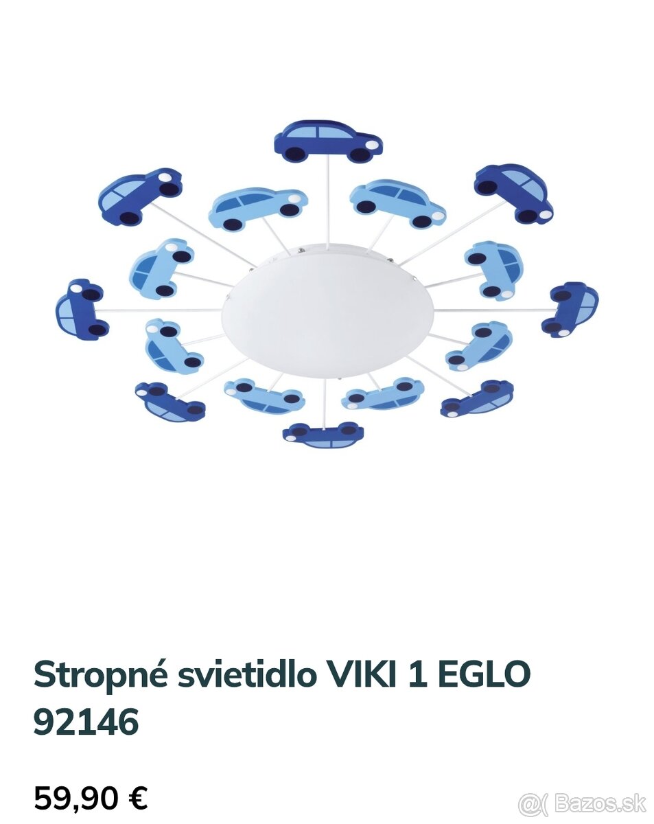 Stropné svietidlo Eglo Viki 1