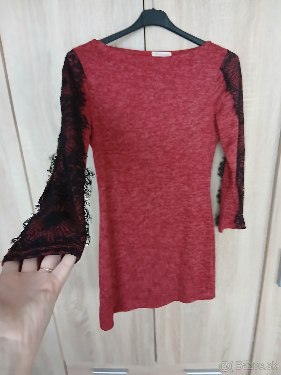 Saty bordove svetrikove s/m