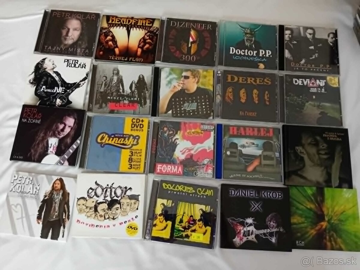 Predam CD CZ a SK interpretov - metal, rock, punk, pop