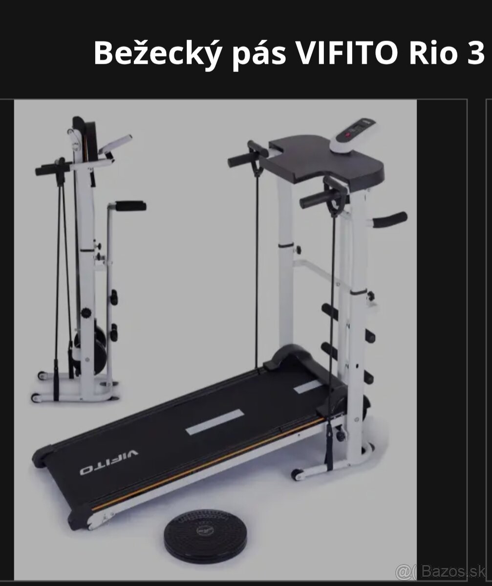Bežecký pás 3v1