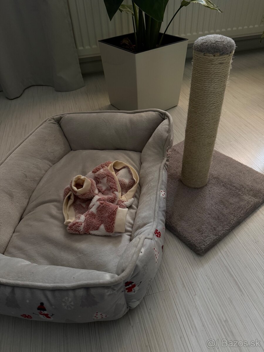 PREDÁM ŠKRABADLO+PELECH+SVETRÍK