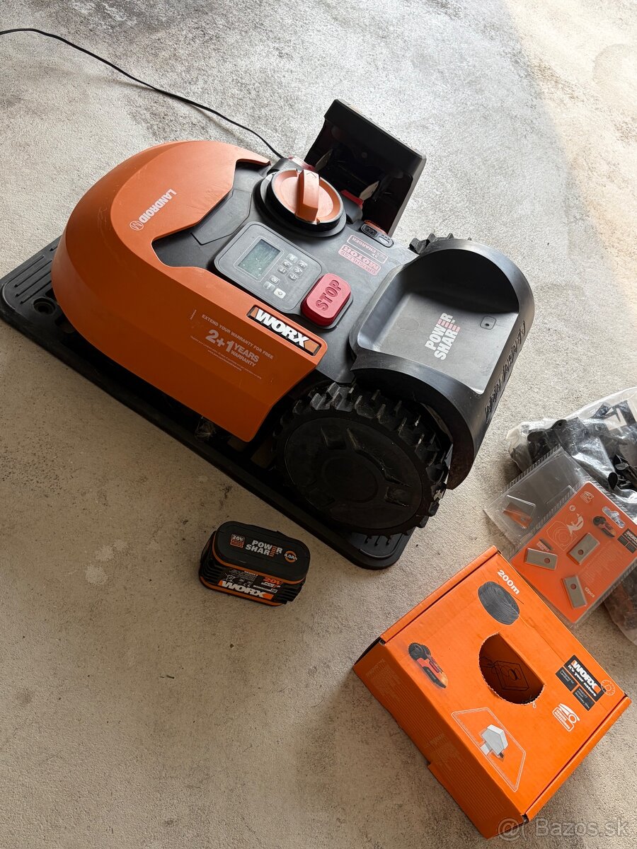 robotická kosačka WORX 20V landroid L700