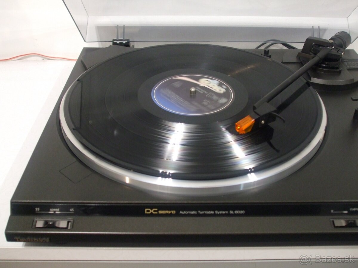 Velmi zachovaly GRAMOFON poloautomat TECHNICS SL-BD20, JAPAN
