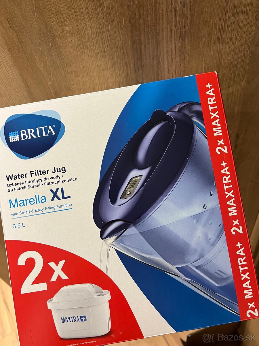 Filtračna kanvica Brita veľká 3,5L s 2 filtrami nová