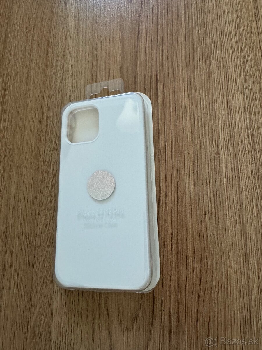 iPhone 12 biely kryt s logom - NOVY