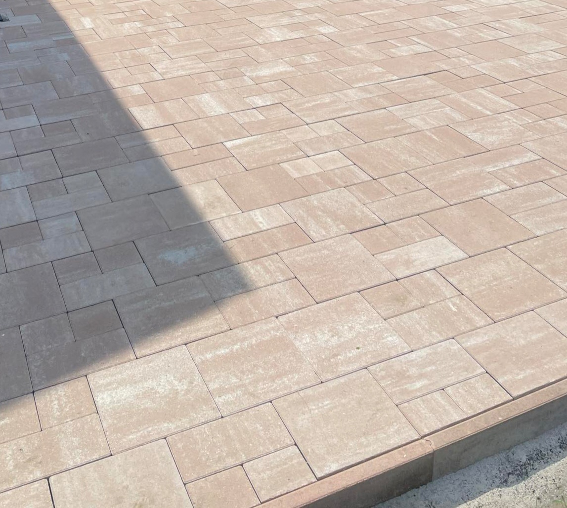 Zámková dlažba 6cm PIESKOVÁ, trojformát - 130m2