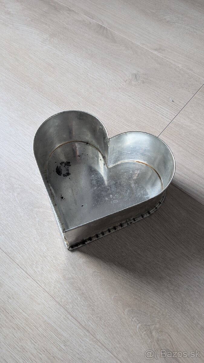 Forma na tortu srdce