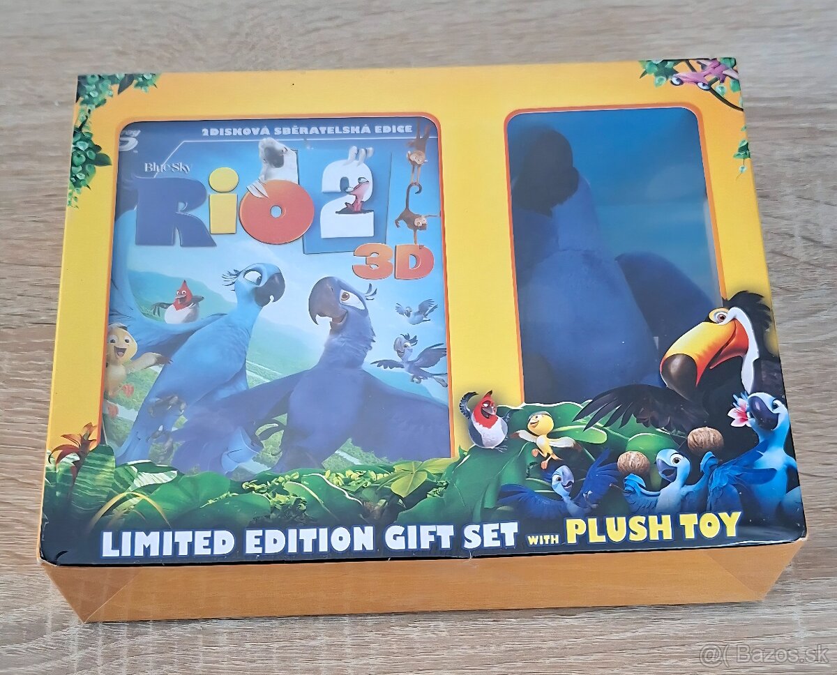 Blu-ray Rio 2 Limitovaná edícia s plyšákom BLU
