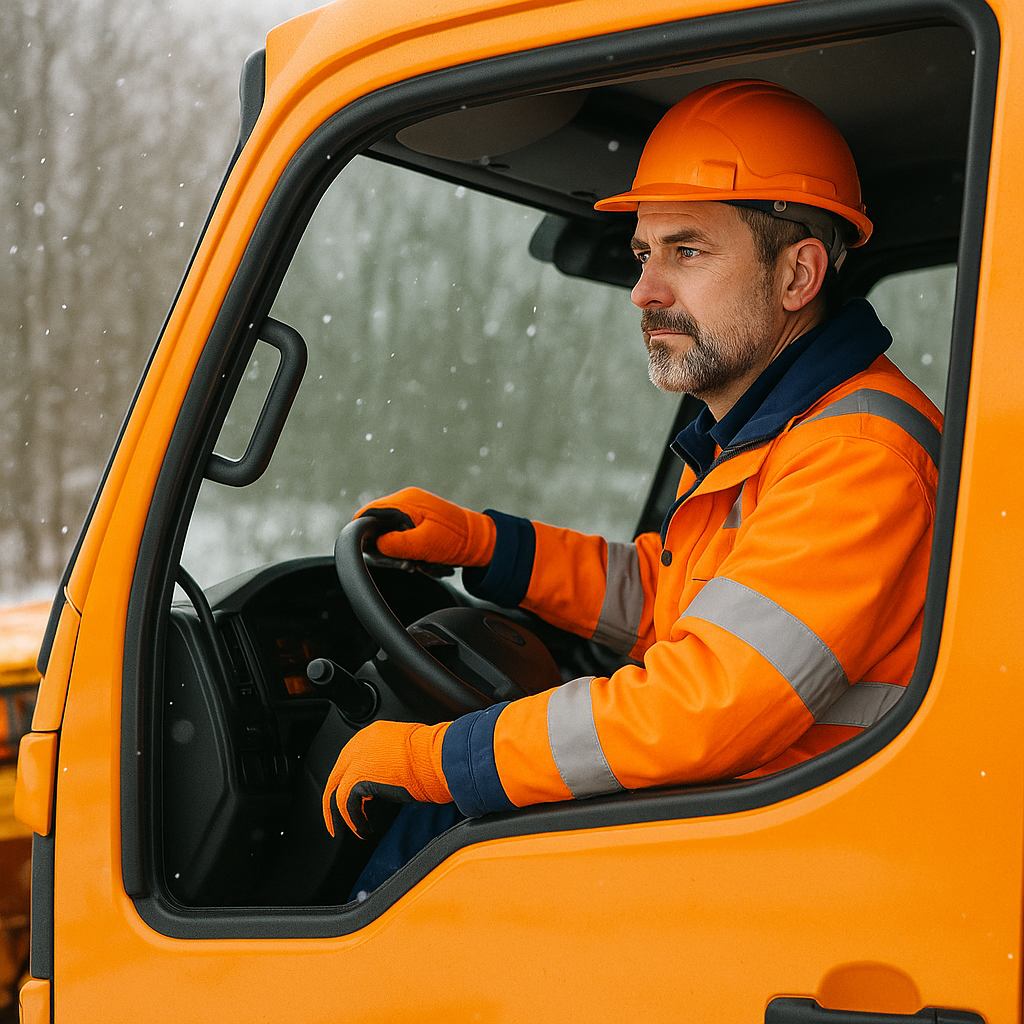 Vodiči sk. C – zimná údržba v Nemecku (Lipsko)