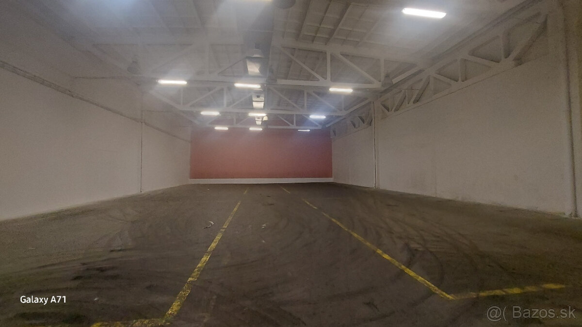 Skladovacie priestory  632 m2 v podnikateľskom areáli