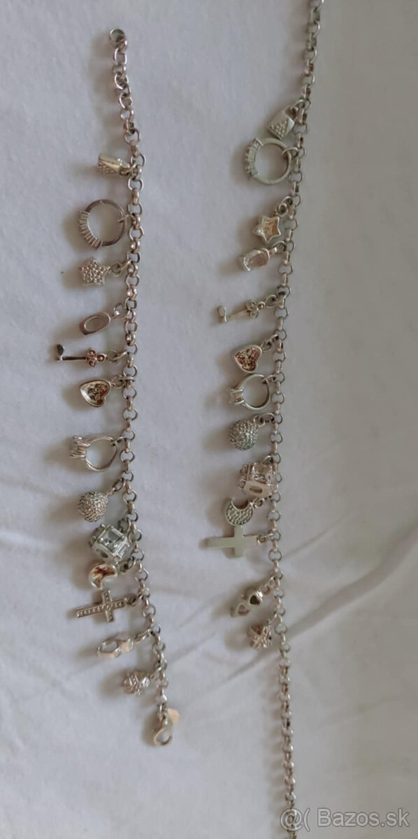 Masívny strieborný set