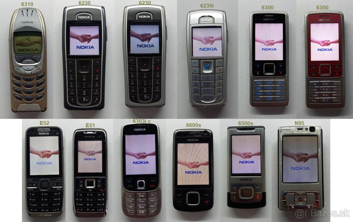 NOKIA 6310 6230 6230i 6300 E52 E51 6303ic 6600s 6500s N95