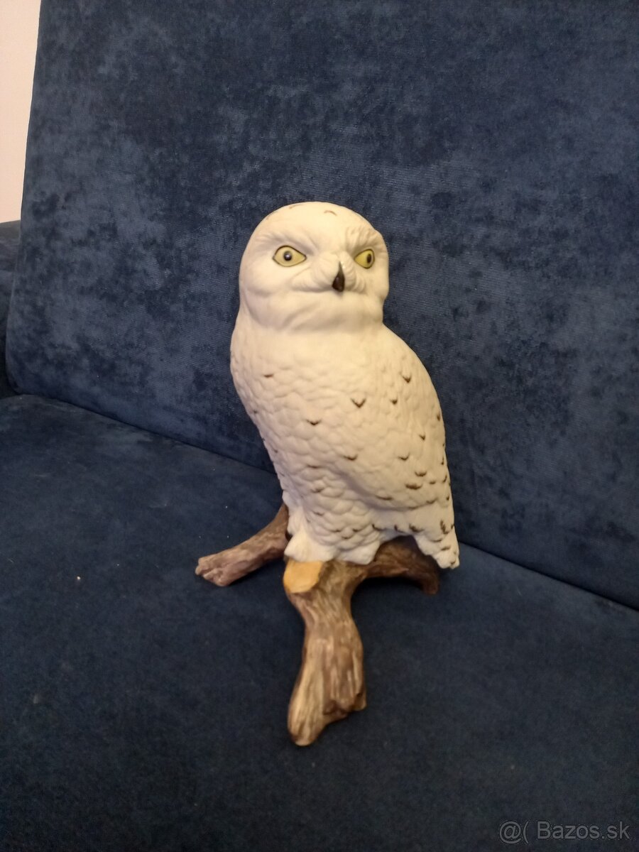 Predám porcelánové sošku royal dux sova