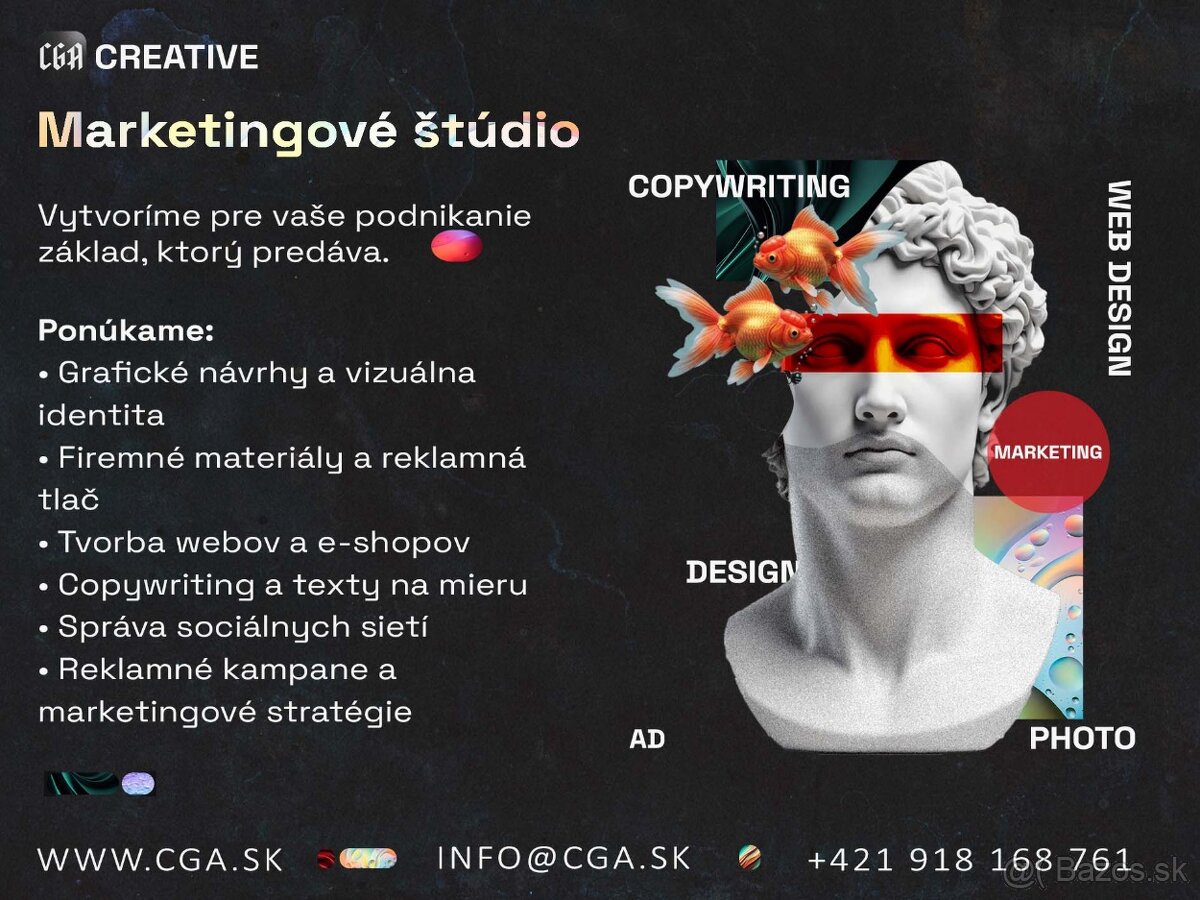 Kompletné kreatívne služby pre váš biznis – všetko v jednom