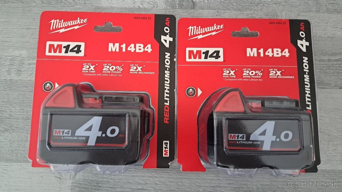 Milwaukee M14 4,0 Ah batéria