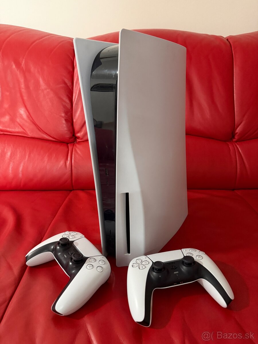 Playstation 5 825gb + 2 dualsense ovladače + kabelaž