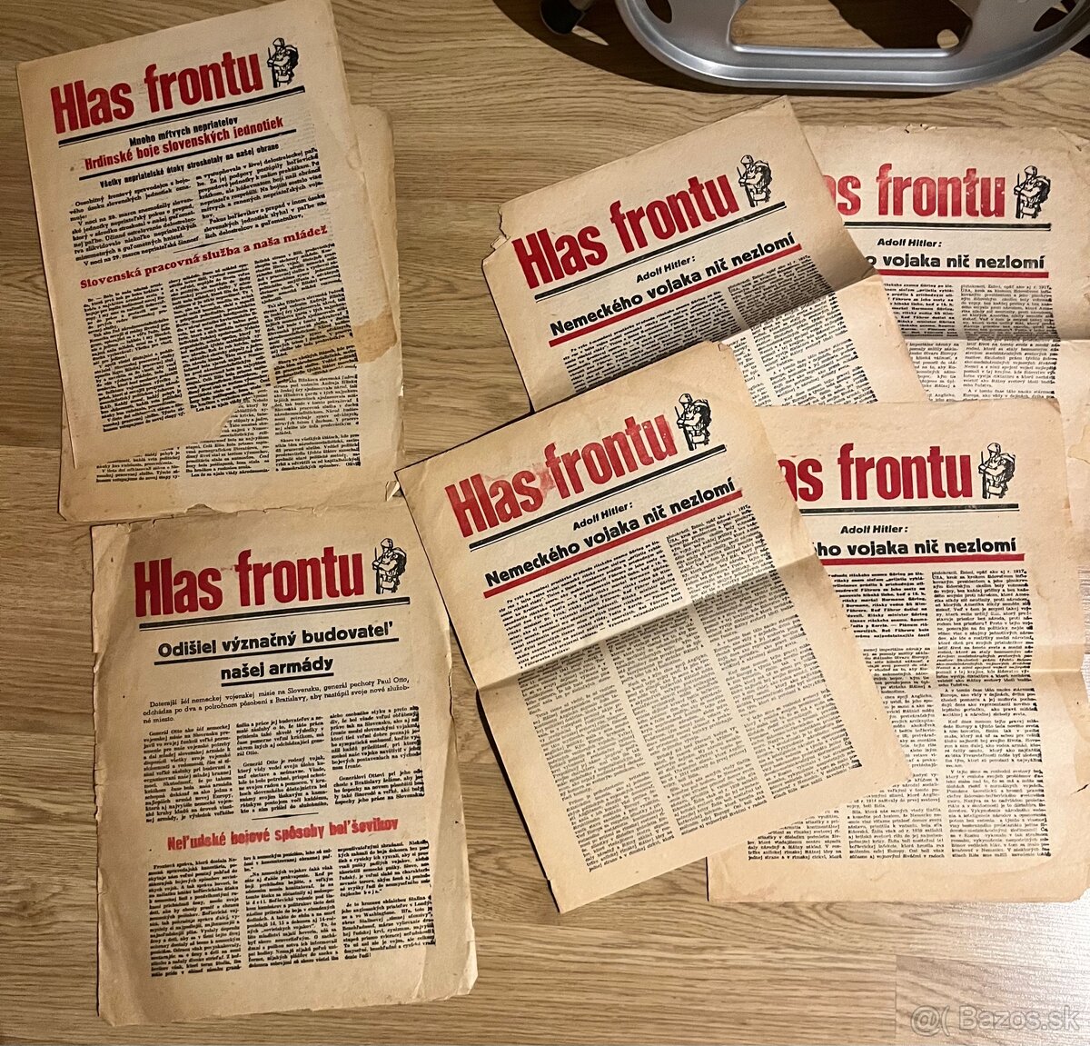 Noviny Hlas frontu Slovensky stat východný front RD