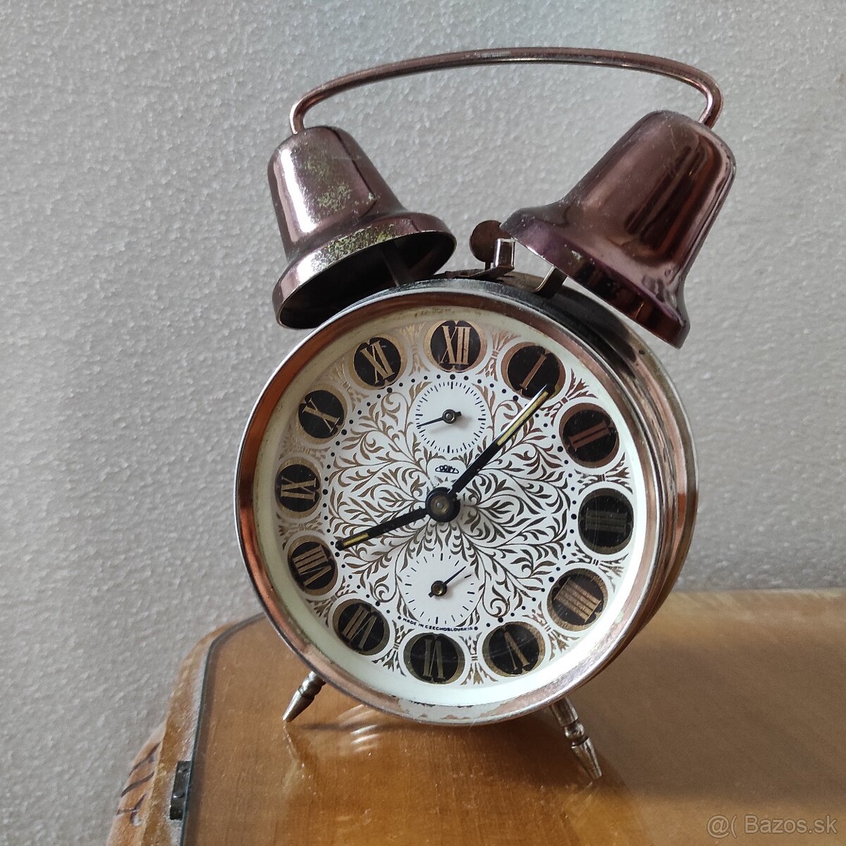 Starý budík Prim velky