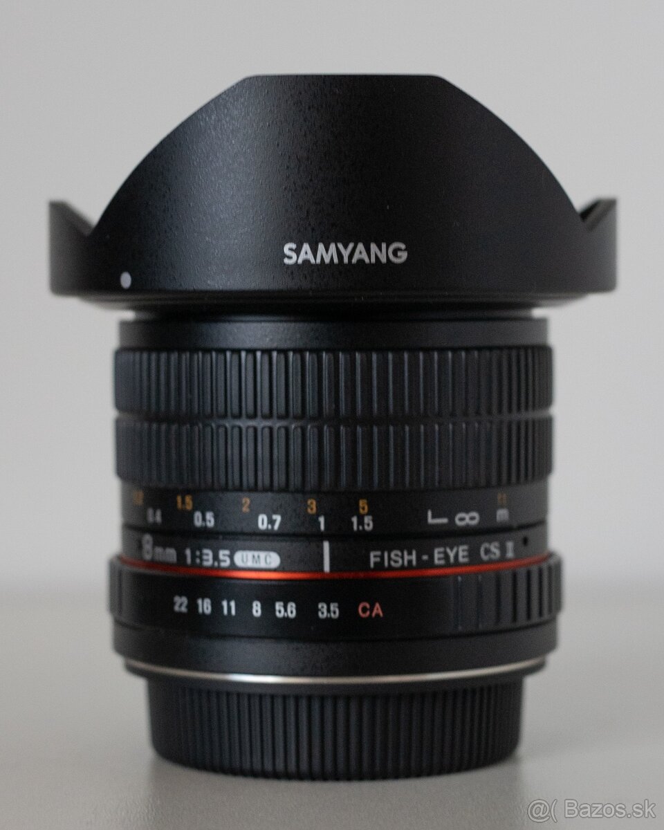 Samyang 8mm F/3.5 UMC Fish-Eye pre Canon EF V ZÁRUKE