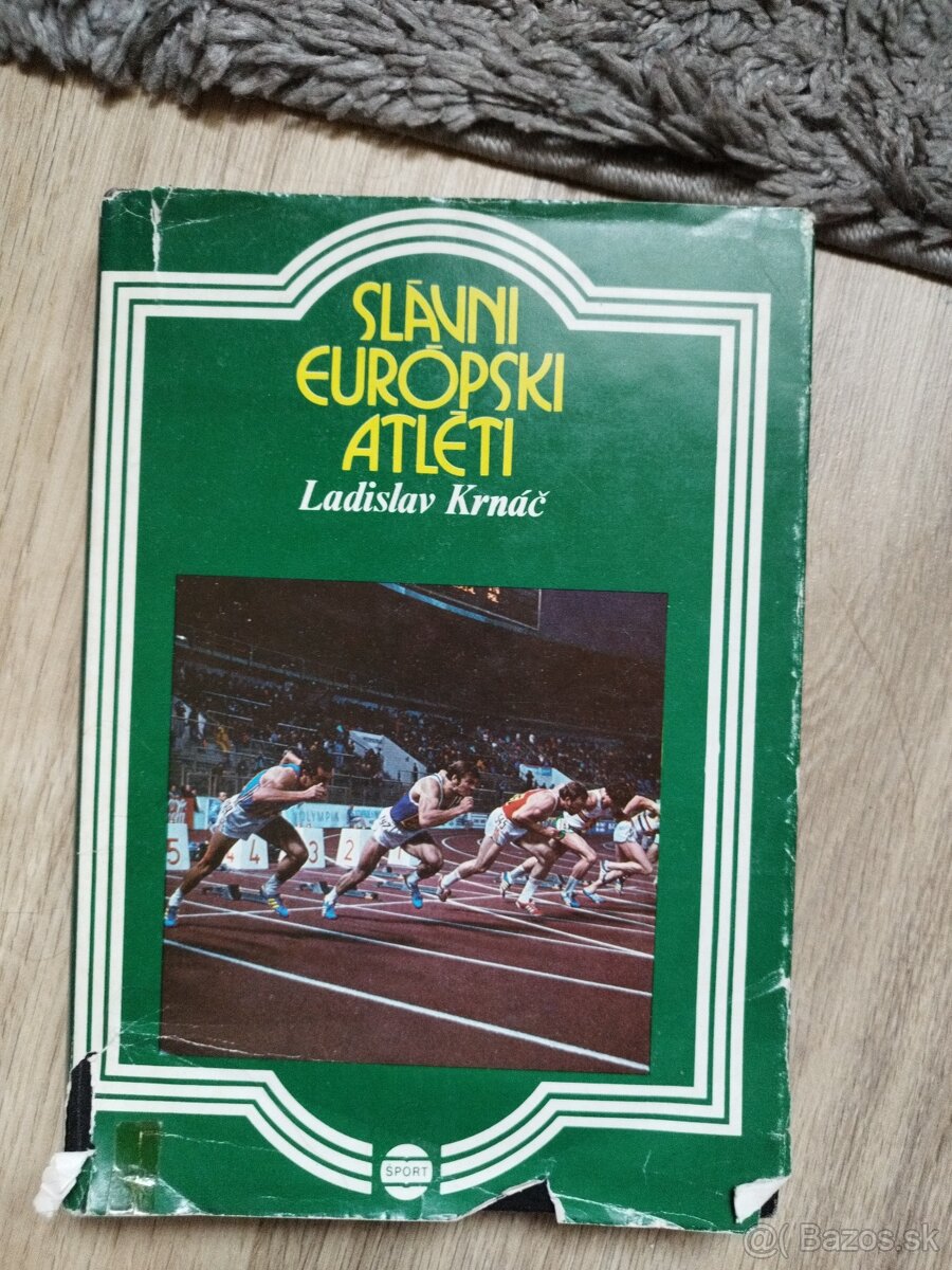 Darujem knihu slávni európsky atléti