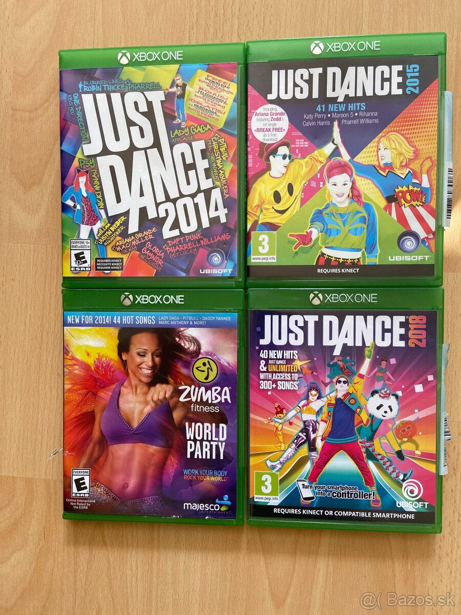 XBOX ONE kinect hry Just Dance a Zumba