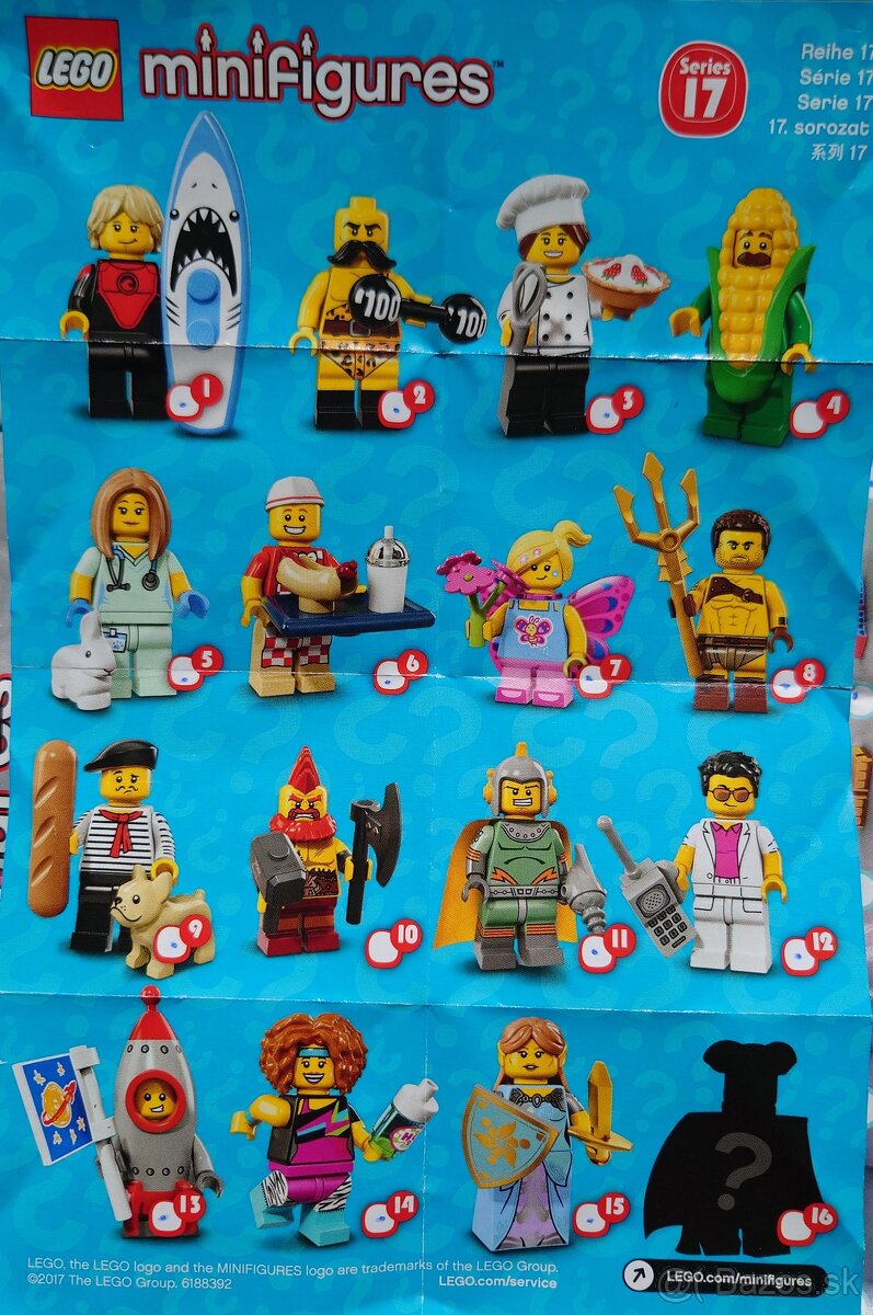 Lego Minifigúrky 17. séria