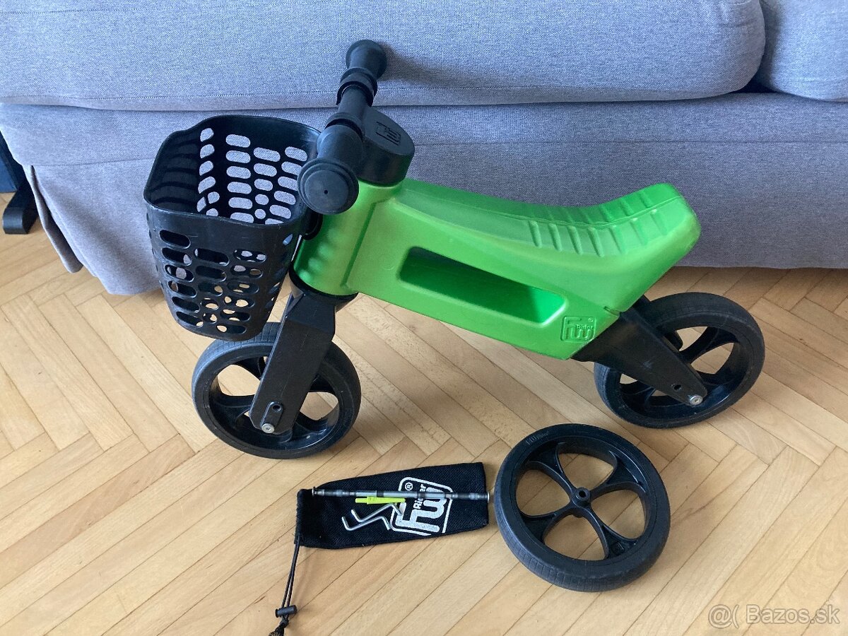 Funny Wheels Super Sport 2v1 + košík