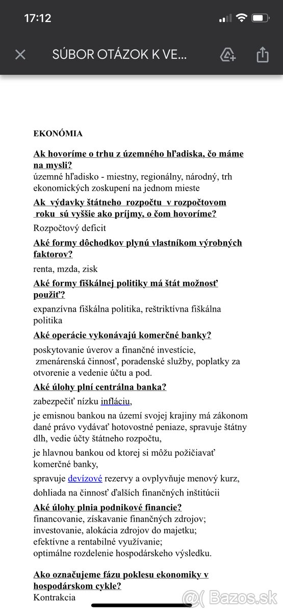 ❗️Vypracované otázky na APZ Policajná akadémia BA