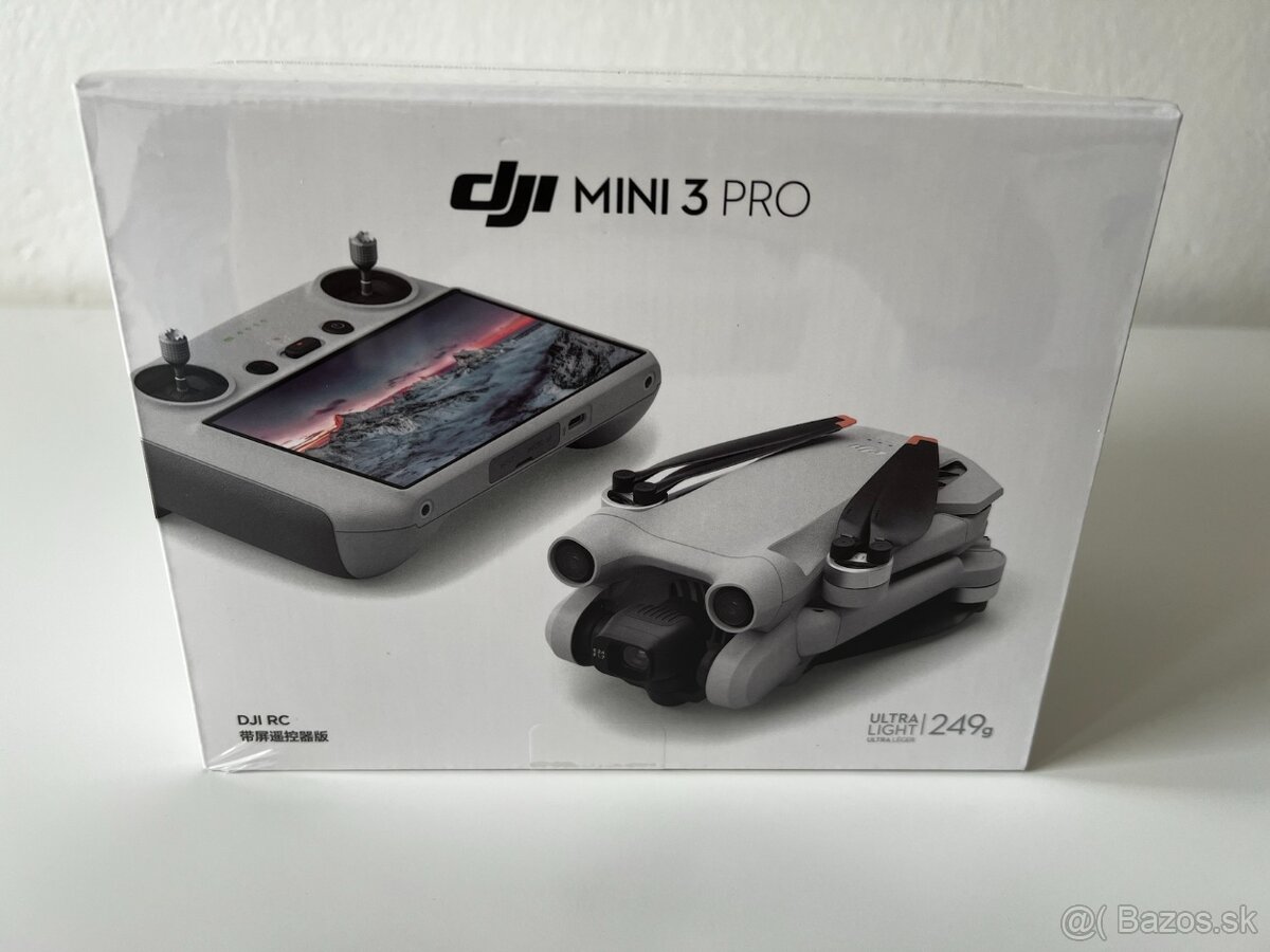 Dron DJI Mini 3 PRO (DJI RC) + Fly More KIT