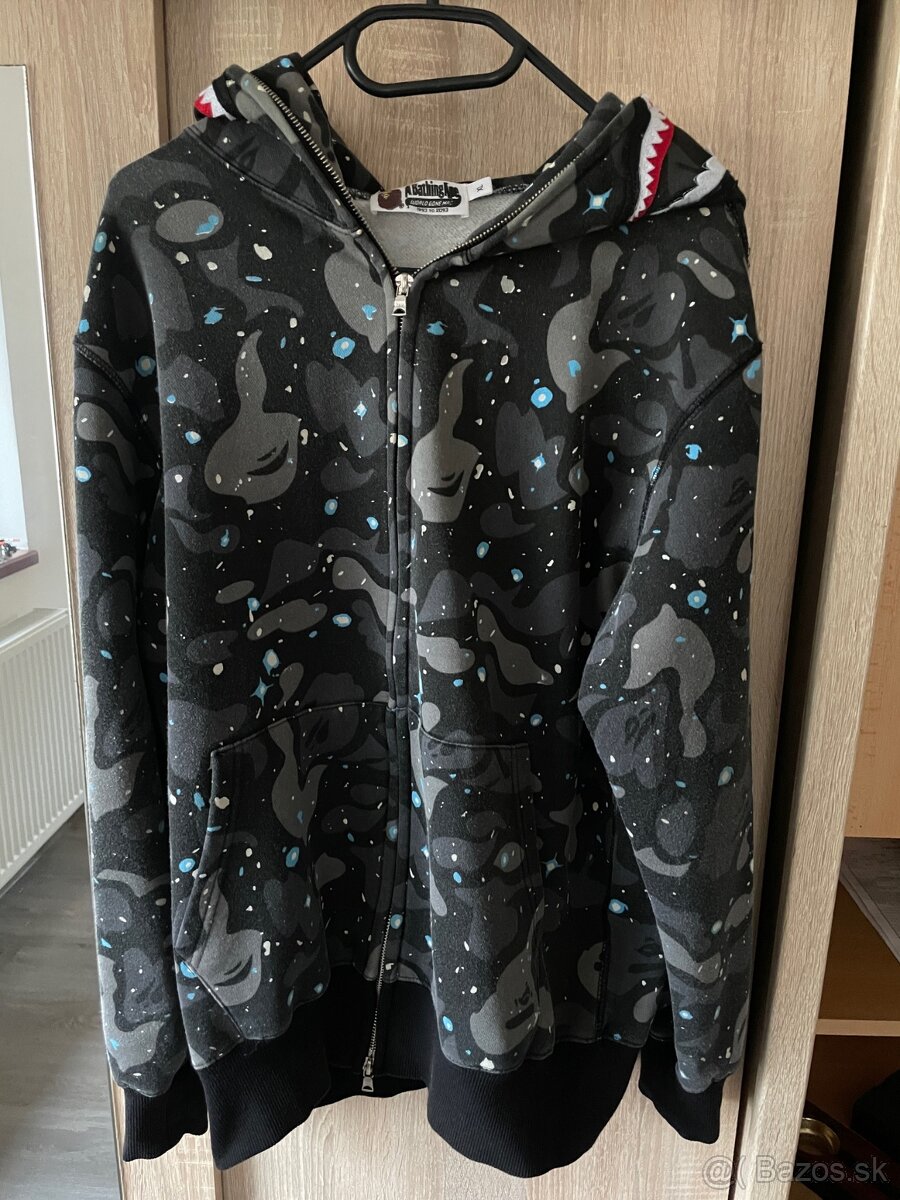 BAPE Space Camo Shark WGM Full-Zip Hoodie